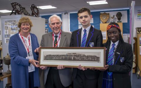 Magnus C of E Academy welcomes back a former student with a special gift for the archives