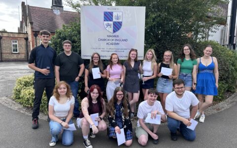 Magnus Church of England Academy celebrate A Level Results day